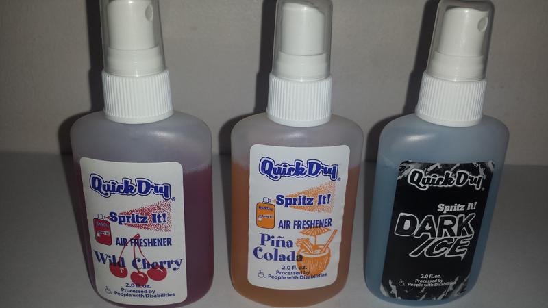 Spritz-It liquid air freshener spray bottle